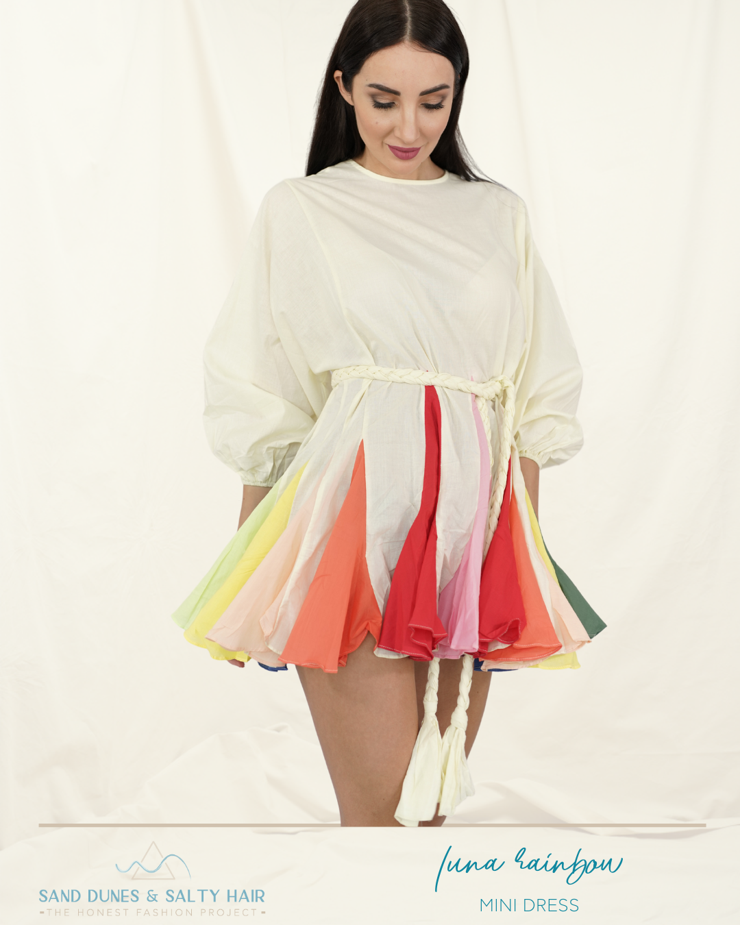 Luna Rainbow Mini Dress