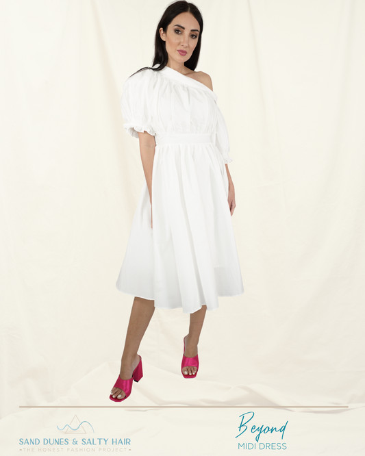 Beyond White Midi Dress