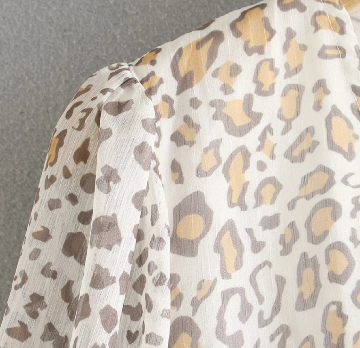 Leopard Magnolia Short Dress